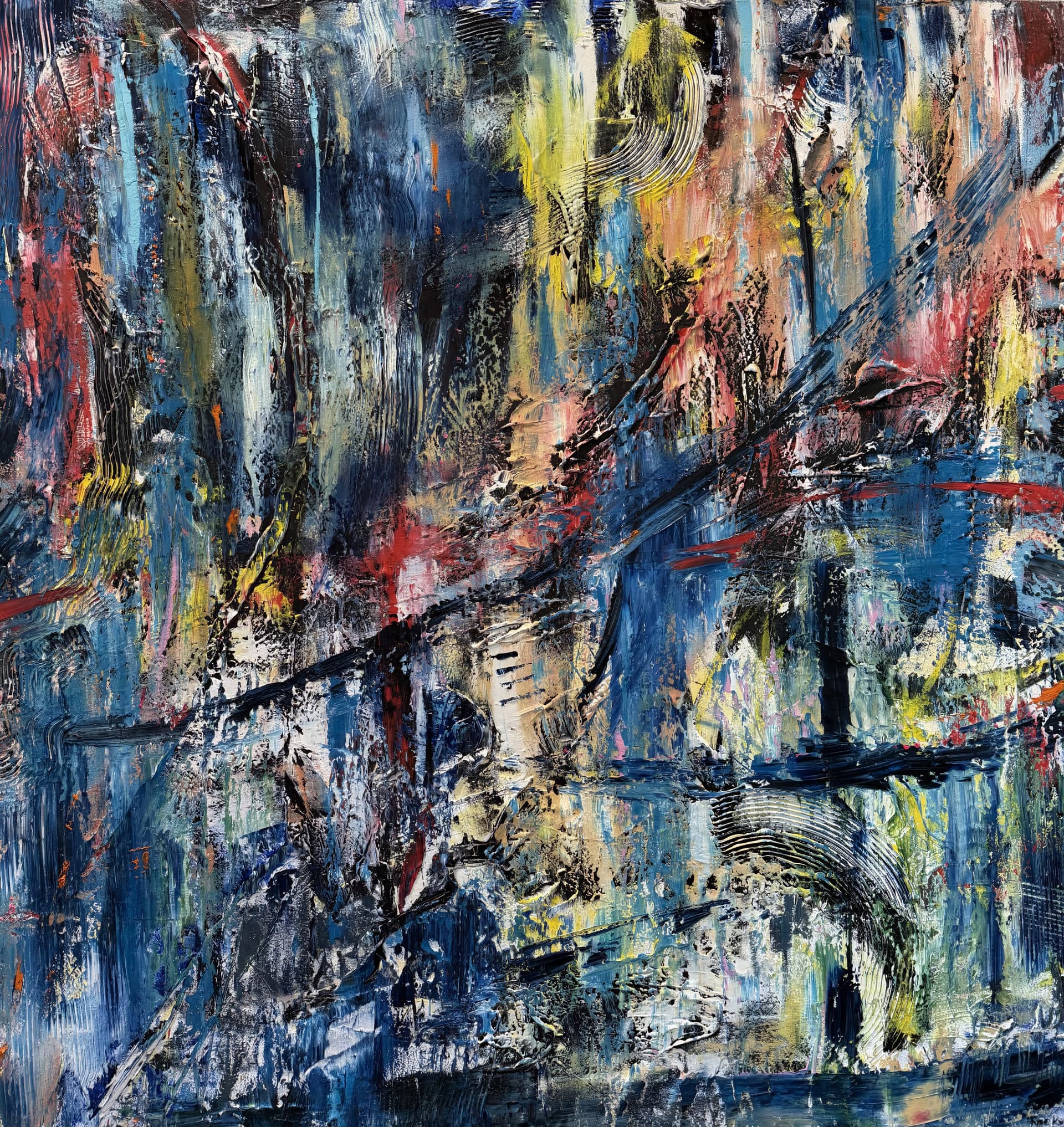 Abstract Multi-Colored
